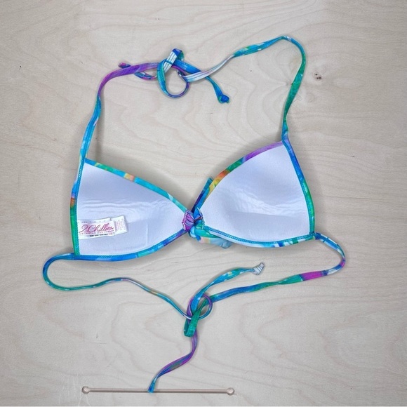 2Chillies Women’s Bird of Paradise Bikini Swimsuit Top Size 4 - Picture 2 of 5